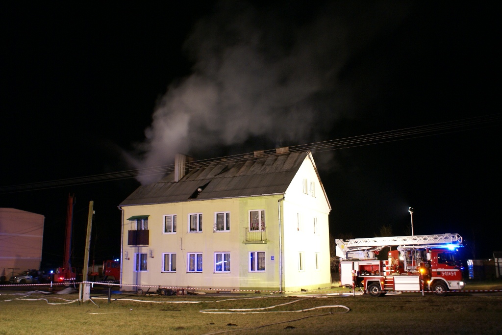 mt_gallery: Pożar budynku mieszkalnego - Ulhówek powiat tomaszowski.