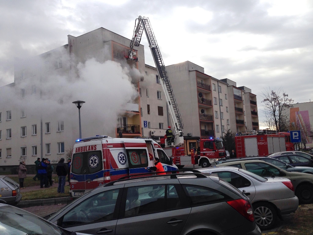 mt_gallery: Pożar mieszkania w Kraśniku.