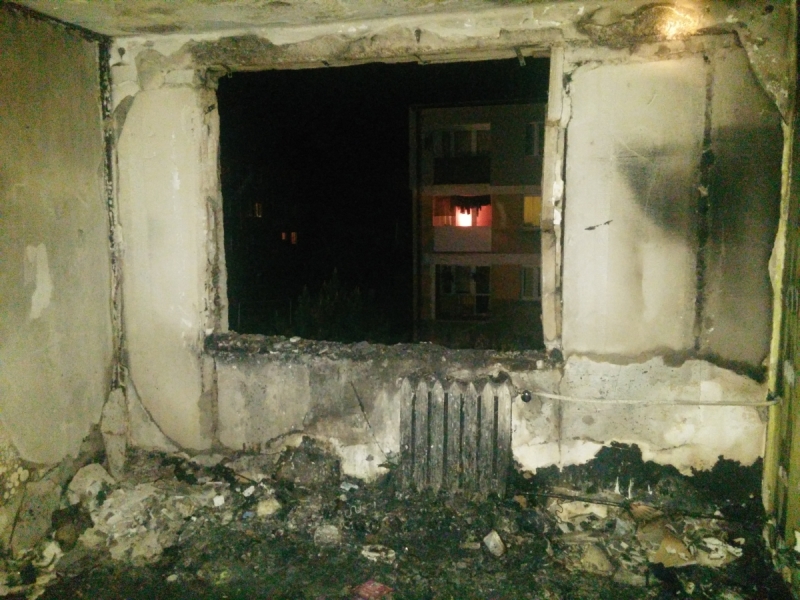 mt_gallery: Pożar miszkania w miejscowości Michalów, powiat zamojski.