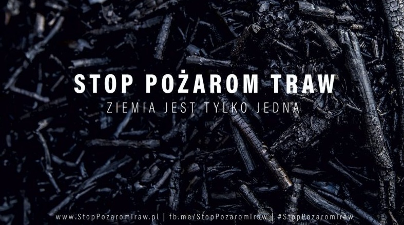 logo stop pożarom traw