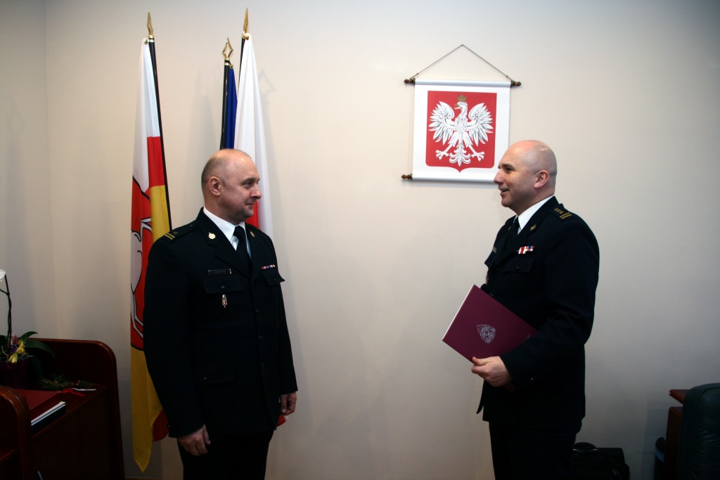 mt_gallery: Wręczenie aktu powierzenia pełnienia obowiązków zastępcy komendanta powiatowego PSP w Tomaszowie Lubelskim.