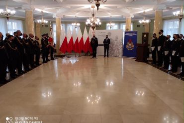 Uroczysta zbiórka z okazji Narodowego Święta Niepodległości w Sali Kolumnowej Lubelskiego Urzędu Wojewódzkiego