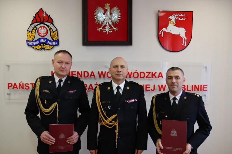 Lubelski Komendant Wojewódzki powołał na stanowisko zastępcy komendanta miejskiego PSP w Zamościu mł. bryg. Andrzeja Szozdę