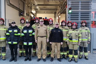 Komendant Główny PSP z wizytą u Ryckich strażaków