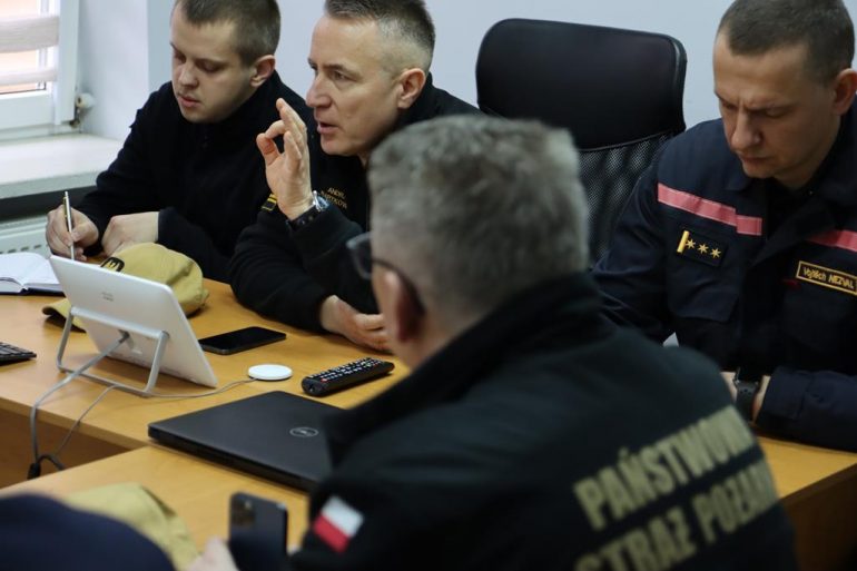 Wideokonferencja z przedstawicielami Ukrainy