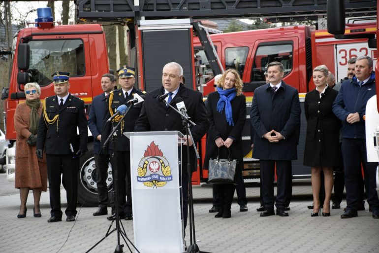 Uroczystości w Komendzie Miejskiej Państwowej Straży Pożarnej w Chełmie