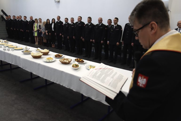 spotkanie wielkanocne kadry kierowniczej PSP woj. lubelskiego