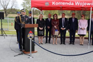 Uroczysta zbiórka z okazji Dnia Strażaka w Komendzie Powiatowej PSP w Rykach