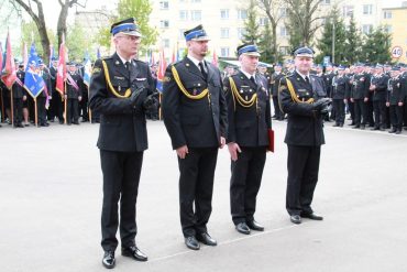 Obchody Dnia Strażaka w Komendzie Powiatowej Państwowej Straży Pożarnej w Łukowie