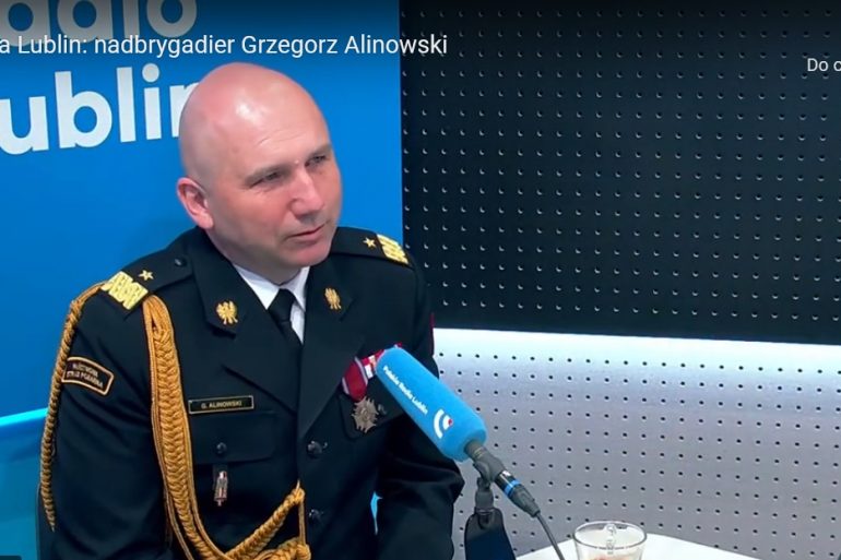 Lubelski Komendant Wojewódzki PSP gościem Polskiego Radia Lublin w Międzynarodowym Dniu Strażaka