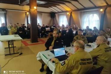 narada szkoleniowa kadry dowódczej Lubelskiej Brygady Odwodowej oraz kadry pionu operacyjnego PSP woj. lubelskiego