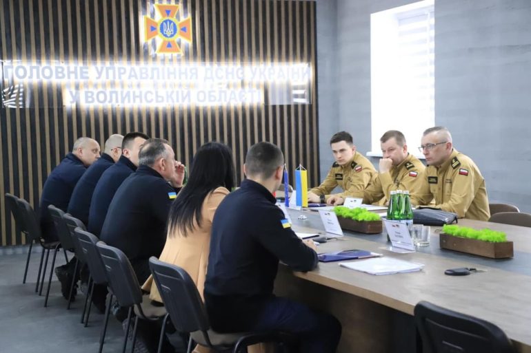 Delegacja przedstawicieli KW PSP w Lublinie na Ukrainie