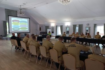 Odprawa szkoleniowa dla pełnomocników ds. ochrony informacji niejawnych oraz funkcjonariuszy odpowiedzialnych za sprawy obronne w komendach powiatowych (miejskich) PSP z terenu woj. lubelskiego.