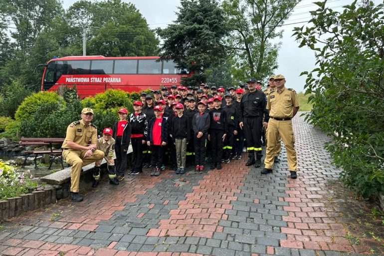 Wizytacja obozu MDP OSP Rogóźno
